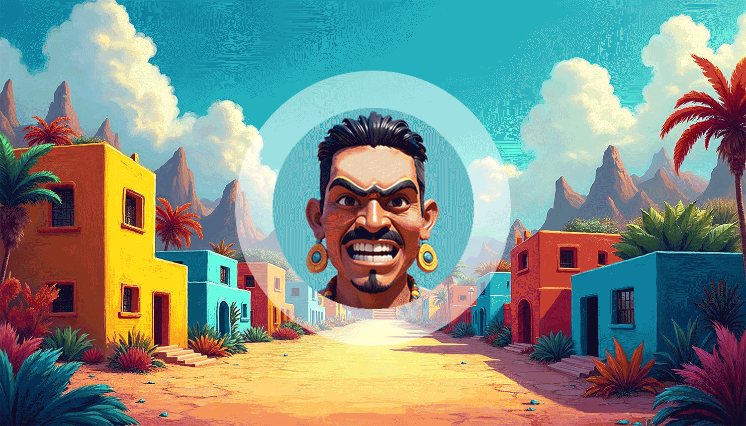 Creative avatar concept to gana777